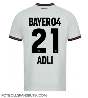 Bayer Leverkusen Amine Adli #21 Replika Bortatröja 2023-24 Kortärmad